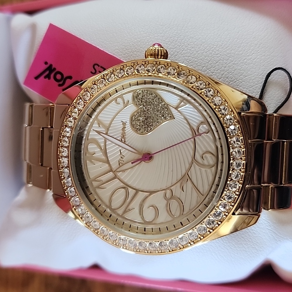 Betsy Johnson Gold watch New with tags